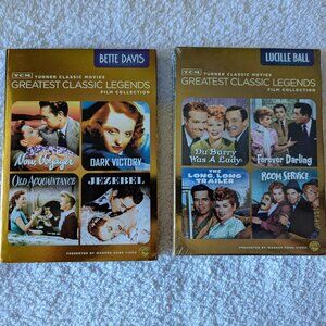 Greatest Classic Legends Film Collection bundle of 2 (4) DVD's